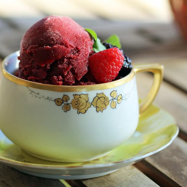 Mixed Berry Sorbet - Artful Dishes
