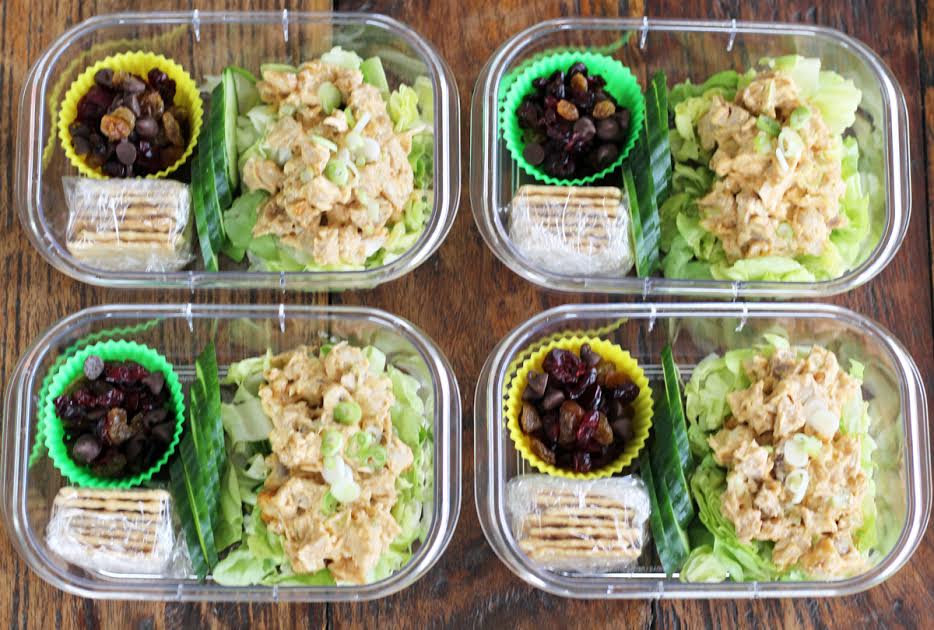 Chicken Salad Protein Boxes (Meal Planning)